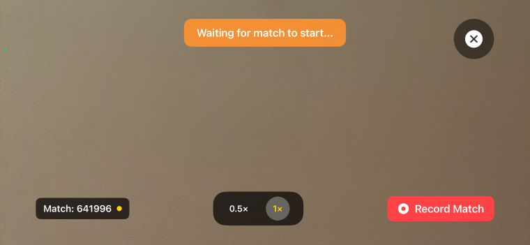 Match Created Screen