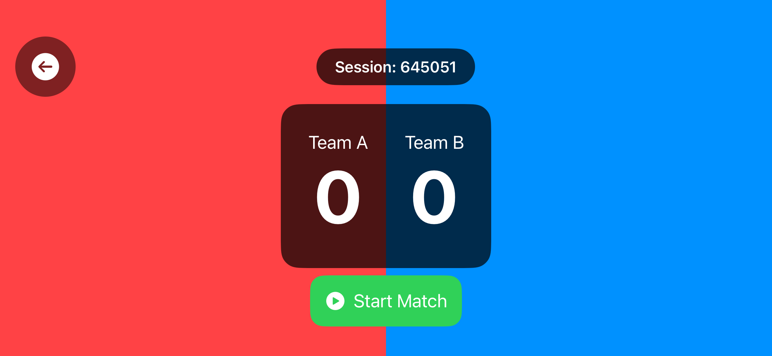 Start Match Screen